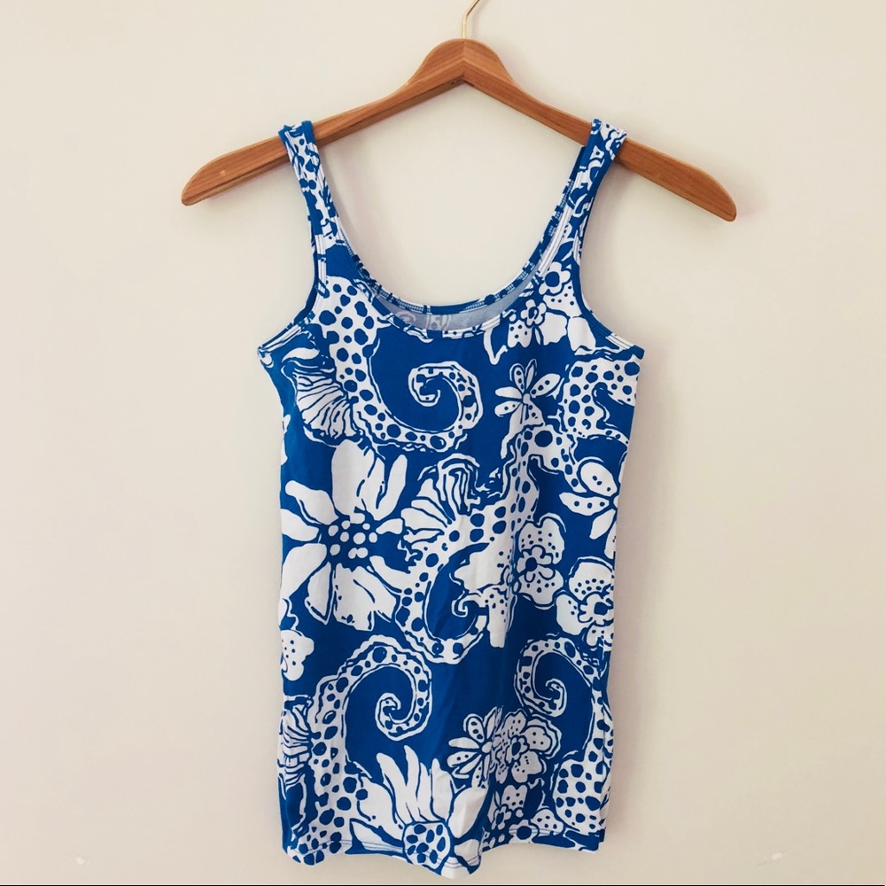 Lilly Pulitzer Cotton Spandex Tank Top